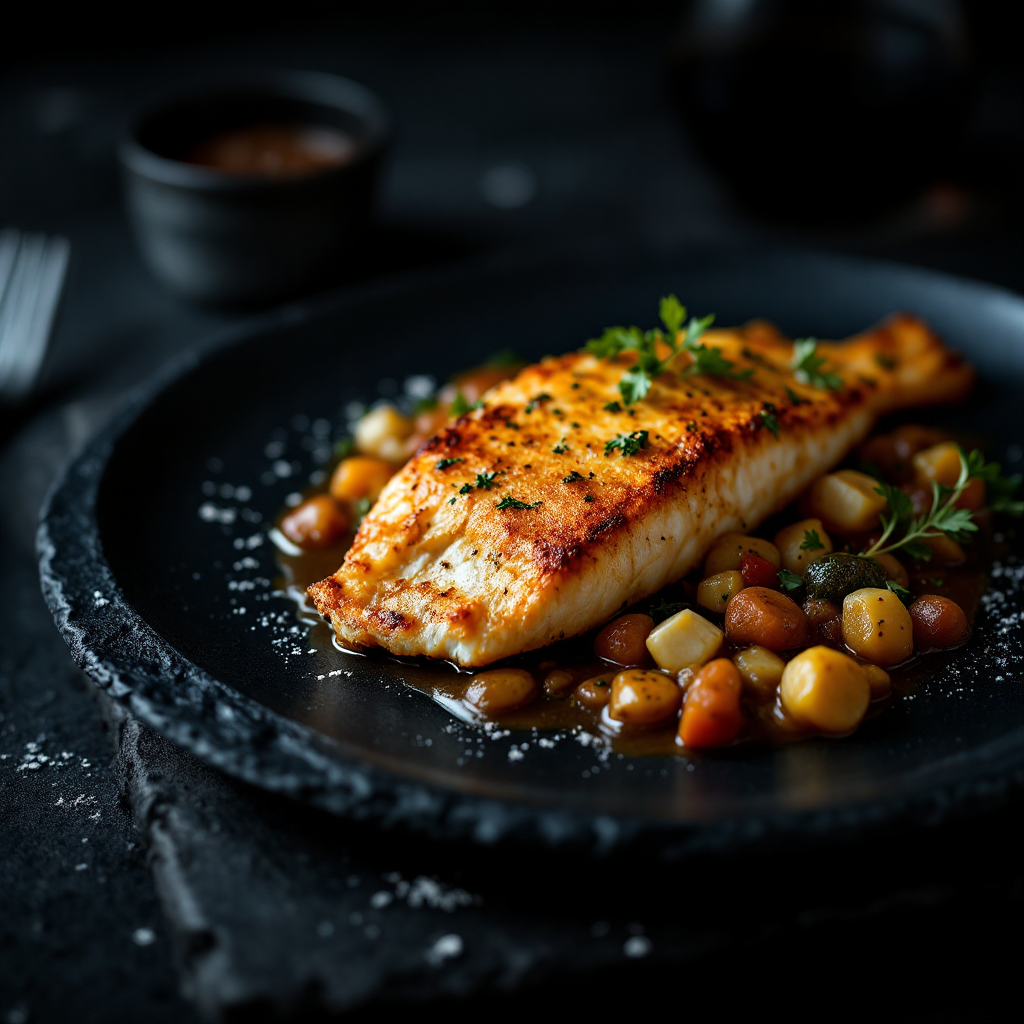 Sea bass fillet