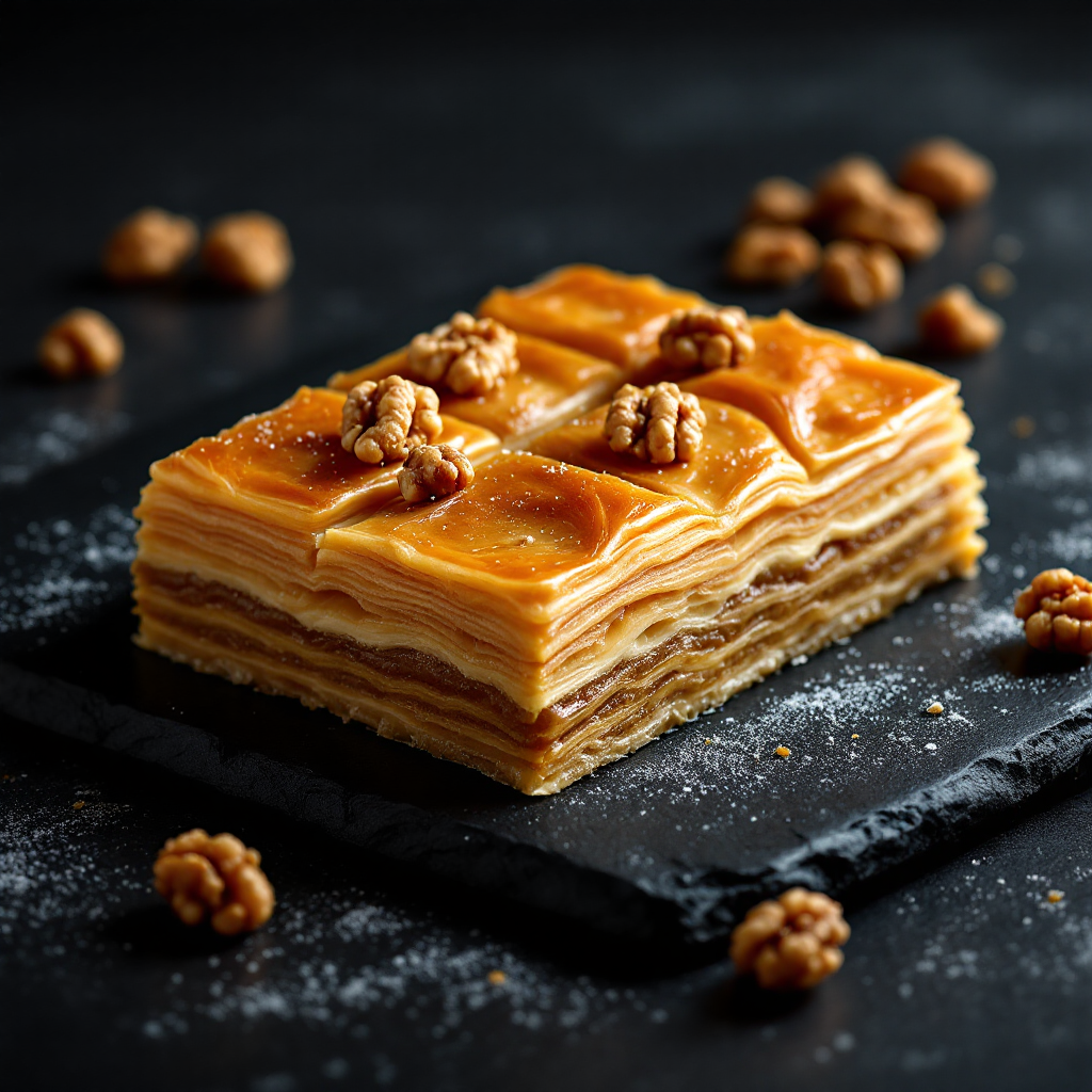 Homemade baklava