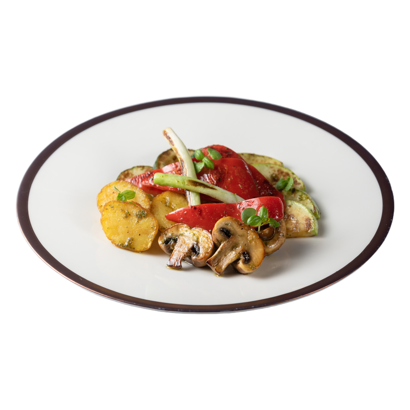 Gegrilltes Gartengemüse